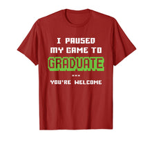 Load image into Gallery viewer, Funny College or High School 2019 Gamer Graduation Gifts T-Shirt 143775
