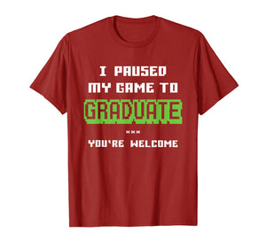 Funny College or High School 2019 Gamer Graduation Gifts T-Shirt 143775