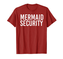Load image into Gallery viewer, Funny shirts V-neck Tank top Hoodie sweatshirt usa uk au ca gifts for MERMAID SECURITY Shirt Funny Beach Swimming Party Gift Idea 2682536
