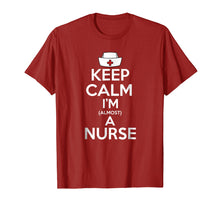 Load image into Gallery viewer, Funny shirts V-neck Tank top Hoodie sweatshirt usa uk au ca gifts for Keep Calm I&#39;m Almost A Nurse T Shirt Future Nurse Gifts 3994037
