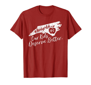 Funny shirts V-neck Tank top Hoodie sweatshirt usa uk au ca gifts for NC red for ed - North Carolina teacher strike t-shirt 2508987