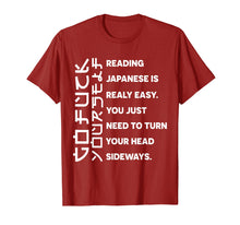 Load image into Gallery viewer, Funny shirts V-neck Tank top Hoodie sweatshirt usa uk au ca gifts for Reading Japanese is really easy shirt Student Quotes Fun 826660
