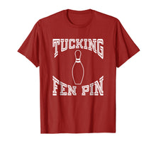 Load image into Gallery viewer, Tucking Fen Pin Funny Bowling Shirt League T-Shirt Ten Pin
