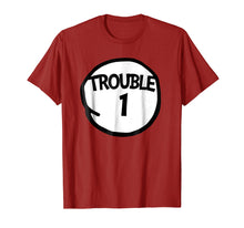 Load image into Gallery viewer, Trouble 1 T-Shirt Funny Trouble One Group T-Shirt

