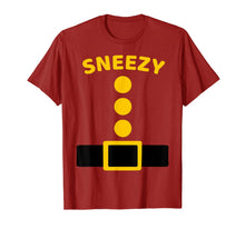 Load image into Gallery viewer, Sneezy Dwarf Costume Multicolor Shirt Funny Halloween Gifts 995285

