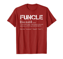 Load image into Gallery viewer, Mens Mens Funcle Definition T-shirt Funny Gift For Uncle Present
