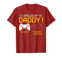 Load image into Gallery viewer, Funny shirts V-neck Tank top Hoodie sweatshirt usa uk au ca gifts for I Leveled Up To Daddy T-shirt New Gamer Dad Gifts 2170601

