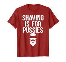 Load image into Gallery viewer, Funny shirts V-neck Tank top Hoodie sweatshirt usa uk au ca gifts for Mens Shaving Is For Pussies | Beard Pun Biker Innuendo T-Shirt 2263304
