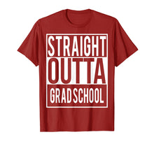 Load image into Gallery viewer, Funny shirts V-neck Tank top Hoodie sweatshirt usa uk au ca gifts for Straight Outta GRAD SCHOOL Shirt 1343282
