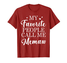 Load image into Gallery viewer, Funny shirts V-neck Tank top Hoodie sweatshirt usa uk au ca gifts for My Favorite People Call Me Memaw Mother&#39;s Day Gift 2469641
