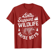 Load image into Gallery viewer, Funny shirts V-neck Tank top Hoodie sweatshirt usa uk au ca gifts for Support Wildlife Raise Boys Shirt Parents Mom Mother Father 243799
