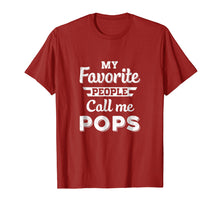 Load image into Gallery viewer, Funny shirts V-neck Tank top Hoodie sweatshirt usa uk au ca gifts for My Favorite People Call Me Pops Fathers Day Gift T-Shirt 1095113
