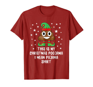 Funny shirts V-neck Tank top Hoodie sweatshirt usa uk au ca gifts for Elf Poop Emoji This Is My Christmas Poojama - Pajama Shirt 1426177
