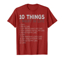 Load image into Gallery viewer, 10 Things I Want In My Life Cars More Cars car t shirts 89277
