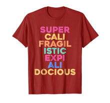 Load image into Gallery viewer, Funny shirts V-neck Tank top Hoodie sweatshirt usa uk au ca gifts for Super-Cali-Fragilistic-Expi-Ali-Docious Rainbow T-Shirt 446815
