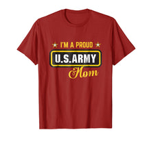 Load image into Gallery viewer, Funny shirts V-neck Tank top Hoodie sweatshirt usa uk au ca gifts for I&#39;m A Proud Army Mom T-shirt 2008273
