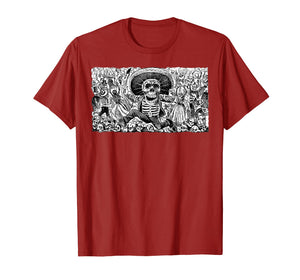 Funny shirts V-neck Tank top Hoodie sweatshirt usa uk au ca gifts for Skeleton Sombrero Mexico Day Of The Dead Dia De Los Muertos  T-Shirt 173983