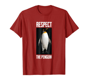 Respect The Penguin Funny Aquatic Flightless Bird T-Shirt