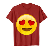 Load image into Gallery viewer, Funny shirts V-neck Tank top Hoodie sweatshirt usa uk au ca gifts for Emoji Smiling Face With Heart-Shaped Eyes Cute Funny Texting 1332139
