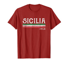 Load image into Gallery viewer, Funny shirts V-neck Tank top Hoodie sweatshirt usa uk au ca gifts for Vintage Sicilia Italy T-shirt Italia Souvenir Italian Sicily 883263
