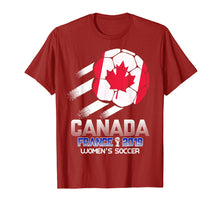 Load image into Gallery viewer, Funny shirts V-neck Tank top Hoodie sweatshirt usa uk au ca gifts for Women Canada Soccer Team Tee | France 2019 World Tournament 1646444
