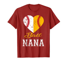 Load image into Gallery viewer, Funny shirts V-neck Tank top Hoodie sweatshirt usa uk au ca gifts for Funny Baseball Nana T-Shirt Ball Nana Softball Gifts Women 2440334
