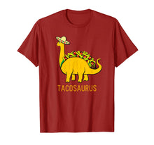 Load image into Gallery viewer, Tacosaurus Shirt Funny Taco Dinosaur Gift T-Shirt 102478
