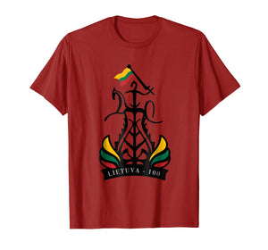 Funny shirts V-neck Tank top Hoodie sweatshirt usa uk au ca gifts for Restored Lietuva 100 - Lithuania Strong T-Shirt 1907161