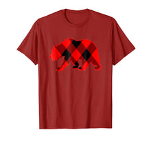 Load image into Gallery viewer, Plaid Shirts For Men Women Kids-Bear Christmas T Shirt
