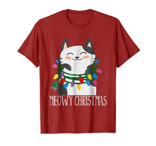 Load image into Gallery viewer, Funny shirts V-neck Tank top Hoodie sweatshirt usa uk au ca gifts for Meowy Christmas Holiday Tshirt - Funny Merry Catmas Tee 1240152
