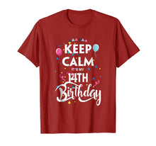 Load image into Gallery viewer, Funny shirts V-neck Tank top Hoodie sweatshirt usa uk au ca gifts for Keep Calm It&#39;s My 14Th Birthday T-Shirt 14 Years Old Shirt 868801
