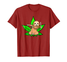 Load image into Gallery viewer, Funny shirts V-neck Tank top Hoodie sweatshirt usa uk au ca gifts for Dab Sloth With A Blunt Gifts Tee T Shirt 2850789
