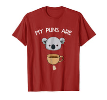 Load image into Gallery viewer, My Puns Are Koala Tea - Funny Animal Puns Shirt - Pun Gifts

