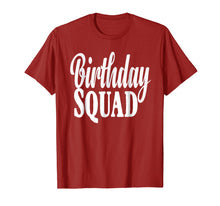 Load image into Gallery viewer, Funny shirts V-neck Tank top Hoodie sweatshirt usa uk au ca gifts for Birthday Squad T-Shirt Birthday Squad Gift 1721613
