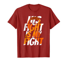 Load image into Gallery viewer, Funny shirts V-neck Tank top Hoodie sweatshirt usa uk au ca gifts for Orange Ribbon Leukemia Awareness Shirt Family Support gift 2518088
