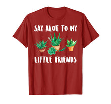 Load image into Gallery viewer, Say Aloe to My Little Friends Cactus Funny Succulent T-Shirt 1194017
