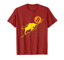 Load image into Gallery viewer, Funny shirts V-neck Tank top Hoodie sweatshirt usa uk au ca gifts for Bitcoin Trader Crypto Asset Trader Bull Trend Art T-Shirt 281047
