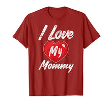Load image into Gallery viewer, Funny shirts V-neck Tank top Hoodie sweatshirt usa uk au ca gifts for Valentine&#39;s Day I Love My Mommy T shirt 1573296
