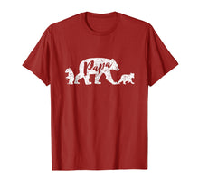 Load image into Gallery viewer, Funny shirts V-neck Tank top Hoodie sweatshirt usa uk au ca gifts for Papa Bear T-Shirt with Two Cubs 556944
