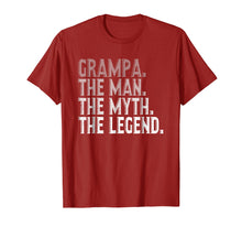 Load image into Gallery viewer, Funny shirts V-neck Tank top Hoodie sweatshirt usa uk au ca gifts for Grampa The Man The Myth The Legend Shirt Fathers Day Gifts 958771
