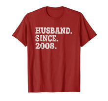 Load image into Gallery viewer, Funny shirts V-neck Tank top Hoodie sweatshirt usa uk au ca gifts for 11th Wedding Anniversary Gifts - Husband Since 2008 Shirt 1810864
