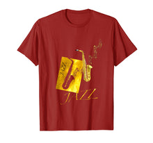 Load image into Gallery viewer, Funny shirts V-neck Tank top Hoodie sweatshirt usa uk au ca gifts for Jazz Saxophone Tshirt Gold 588192
