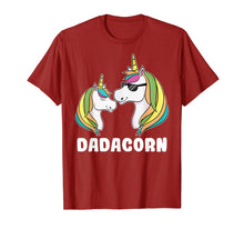 Load image into Gallery viewer, Funny shirts V-neck Tank top Hoodie sweatshirt usa uk au ca gifts for Dadacorn Unicorn Dad And Baby Fathers Day T-Shirt 1193539
