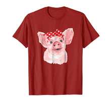 Load image into Gallery viewer, Funny shirts V-neck Tank top Hoodie sweatshirt usa uk au ca gifts for Pig Bandana cute t-shirt for Girl and Women Pig Lover Gifts 885017
