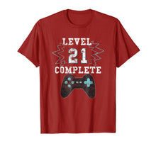 Load image into Gallery viewer, 21st Birthday Video Game Humor Tee Funny Gamer Gifts T Shirt
