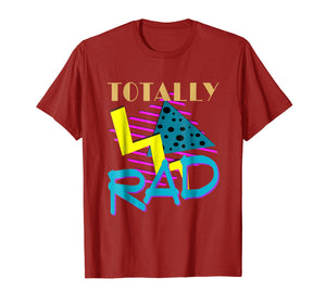 Totally Rad 1980s Vintage Eighties Costume Party t-shirt