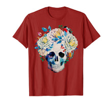 Load image into Gallery viewer, Funny shirts V-neck Tank top Hoodie sweatshirt usa uk au ca gifts for Floral Skull T Shirt Women Graphic Tshirt Women Men Kids 749117
