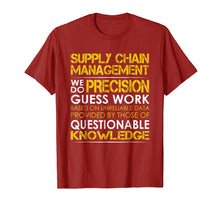 Load image into Gallery viewer, Funny shirts V-neck Tank top Hoodie sweatshirt usa uk au ca gifts for Supply Chain Management Precision Guess Work Job Title TShir 3017911
