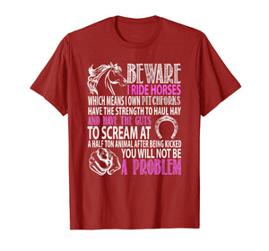 Funny shirts V-neck Tank top Hoodie sweatshirt usa uk au ca gifts for Horse Gifts For Girls I Ride Horses T Shirt For Horse Lovers 1186573