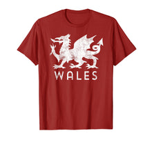 Load image into Gallery viewer, Funny shirts V-neck Tank top Hoodie sweatshirt usa uk au ca gifts for Rugby Welsh Tshirt Red Dragon Flag of Wales T-Shirt 525516
